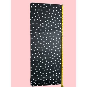 MOUSE and KEYBOARD PAD Black with White Pocka Dots
